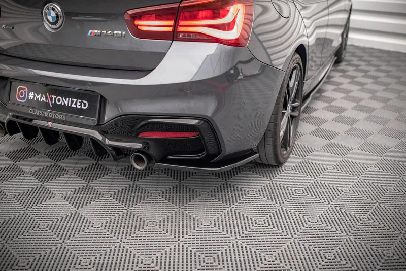 Задние боковые сплиттеры — BMW 1 F20 Facelift M-power (2015–2019)