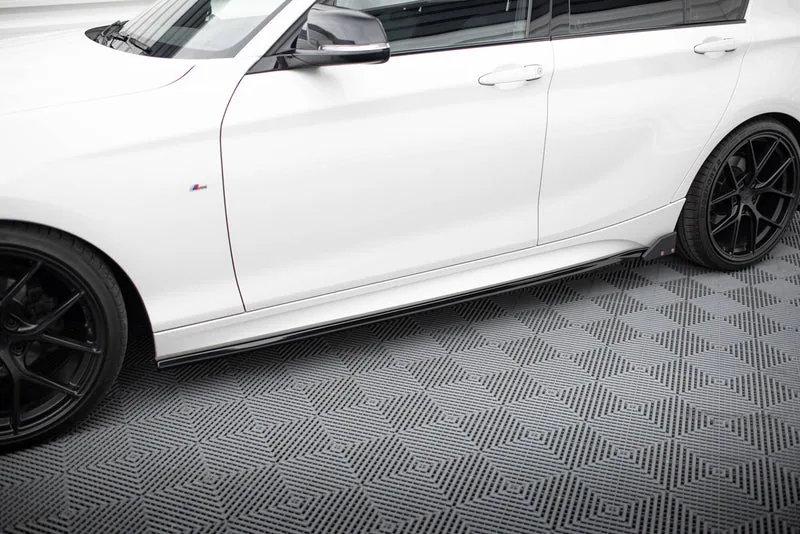 Side skirts V.4 + flaps — BMW 1 M-Pack / M140i F20 Facelift (2015–2019)