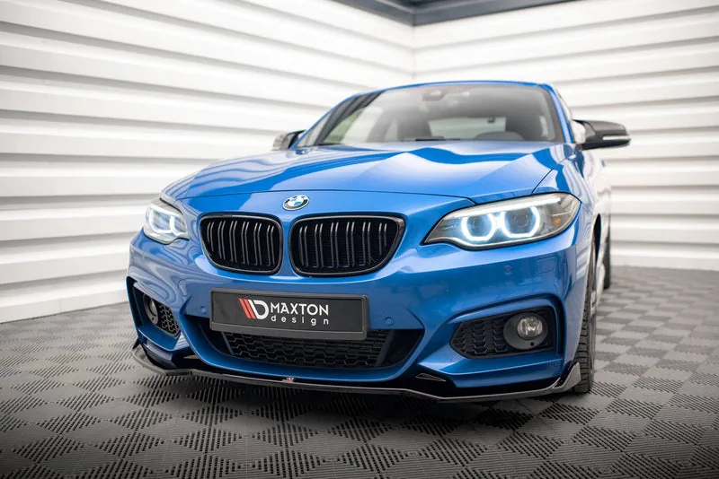 Передний сплиттер V.1 — BMW 2 M-Pack F22 (2013–2019)