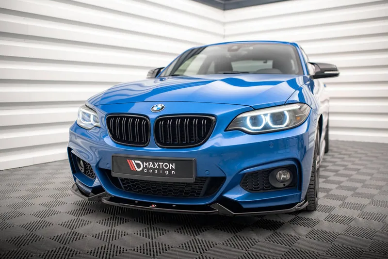 Передний сплиттер V.2 — BMW 2 M-Pack F22 (2013–2019)