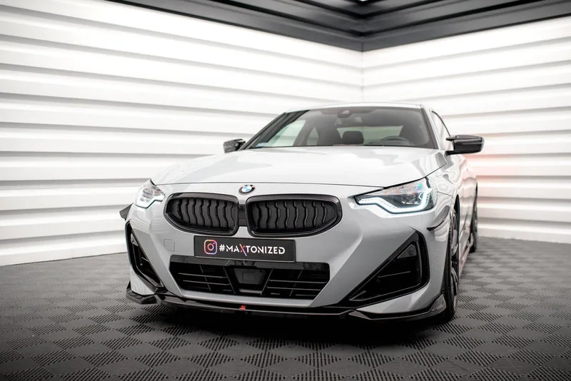 Передний сплиттер V.1 — BMW 2 Coupe M-Pack / M240i G42 (2021–)