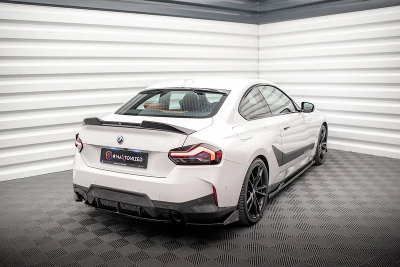 Задние боковые сплиттеры V.2 + накладки — BMW 2 Coupe M-Pack G42 (2021–)