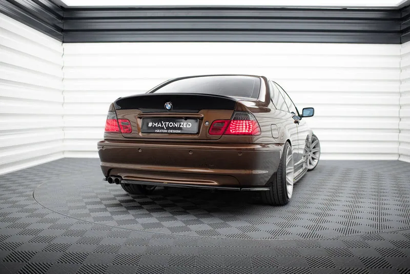 Задний сплиттер — BMW 3 E46 MPACK Coupe (with vertical bars) (1998–2005)