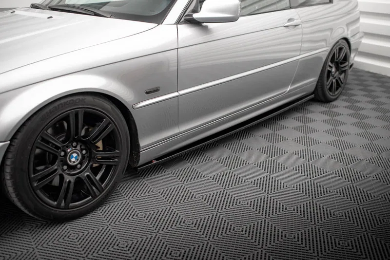 Накладки на пороги — BMW 3 Coupe E46