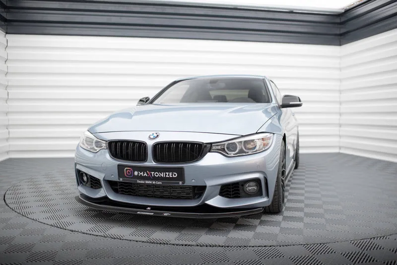 Esisplitter — BMW 4 Coupe / Gran Coupe / Cabrio M-Pack F32 / F36 / F33 (2013–2020)
