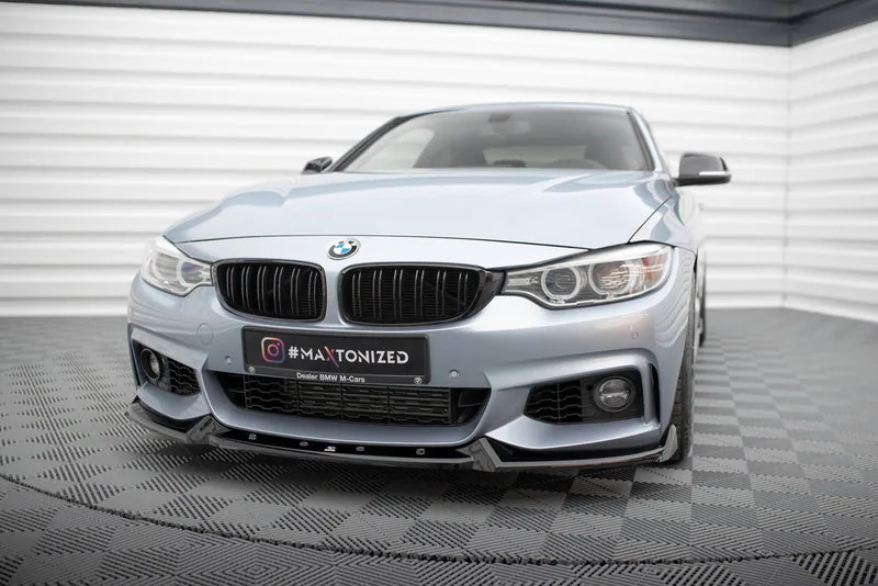 Esisplitter V.4 — BMW 4 Coupe / Gran Coupe / Cabrio M-Pack F32 / F36 / F33 (2013–2020)