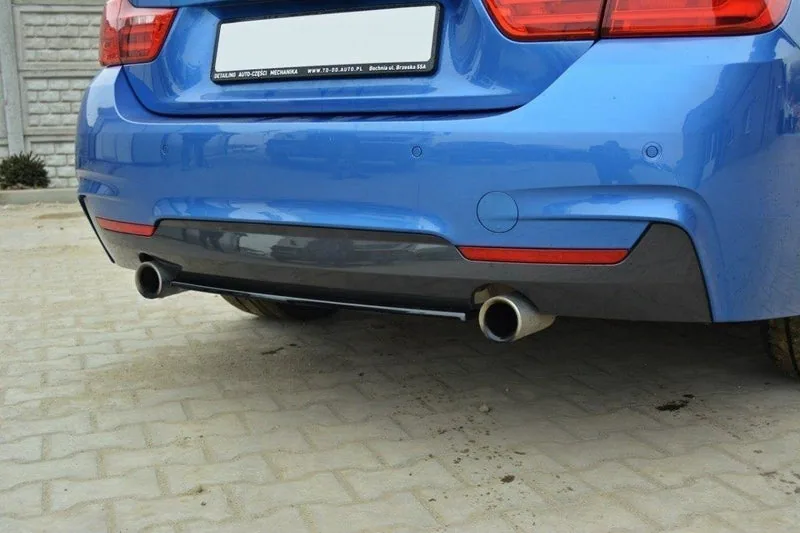 Задний сплиттер — BMW 4 Coupe / Gran Coupe / Cabrio M-Pack F32 / F36 / F33 (without vertical bars) (2013–2020)