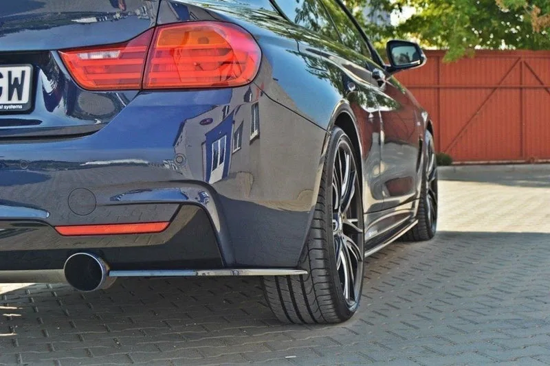 Задние боковые сплиттеры V.1 — BMW 4 F32 M-PACK (2013–2020)