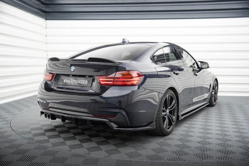 Tagasplitter püsttugedega — BMW 4 Coupe / Gran Coupe / Cabrio M-Pack F32 / F36 / F33 (2013–2020)