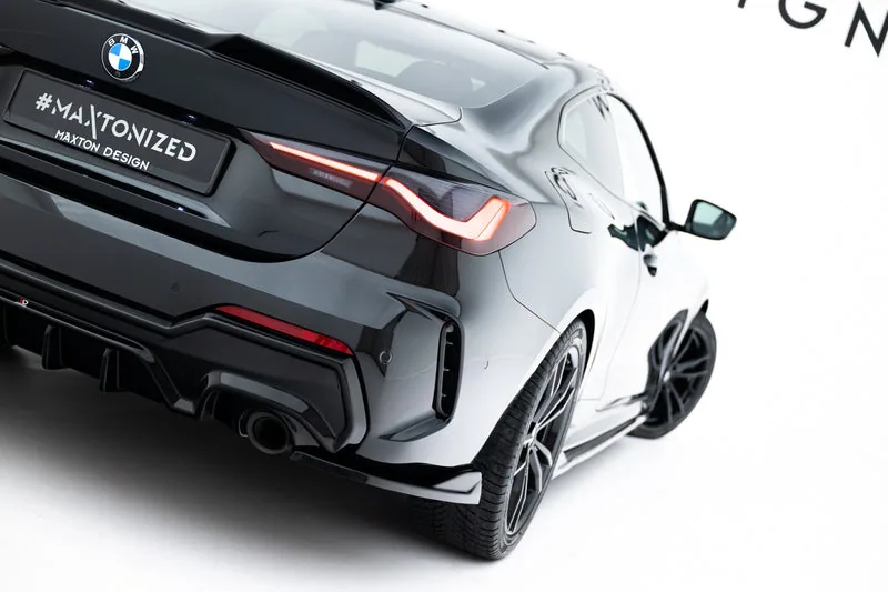 Tagumised küljesplitterid V.8 — BMW 4 M-Pack G22 / G23 / G22 Facelift / G23 Facelift (2020–2024)