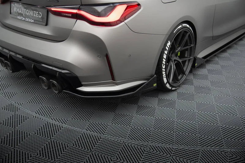Задние боковые сплиттеры V.3 — BMW M4 G82 / G82 Facelift (2021–)