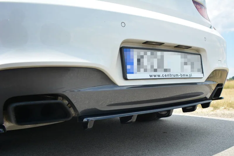 Задний сплиттер — BMW 6 Gran Coupé MPACK (with a vertical bar) (2011–2015)