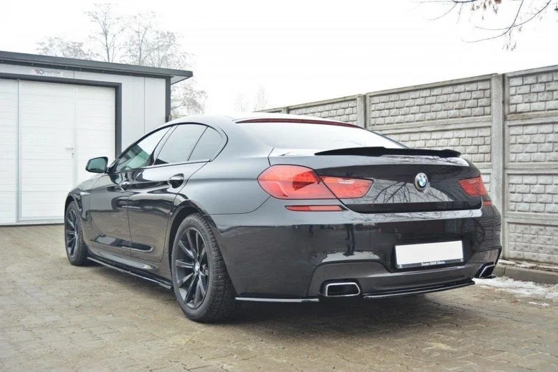 Rear splitter — BMW 6 Gran Coupé MPACK (without vertical bars) (2011–2015)