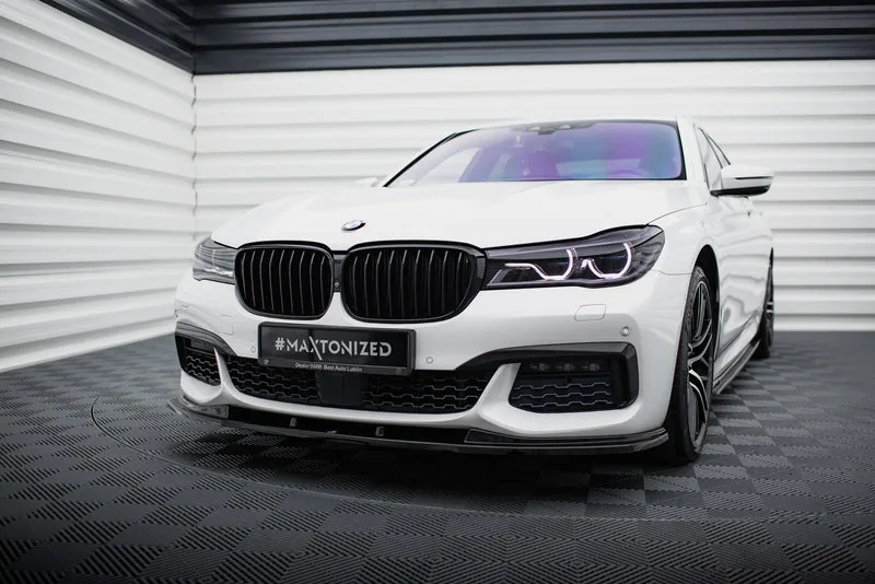 Передний сплиттер V.2 — BMW 7 M-Pack G11 /G12 (2015–2018)