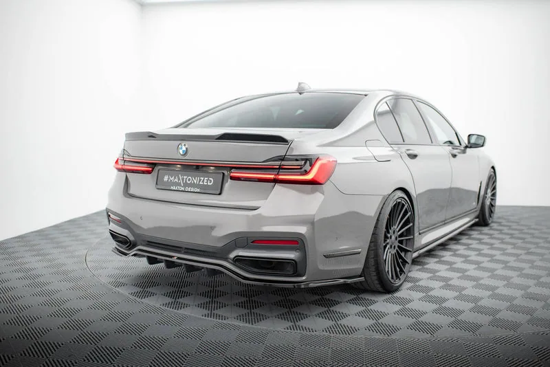 Rear splitter V.2 with vertical bars — BMW 7 M-Pack G11 / G12 Facelift (2019–2022)