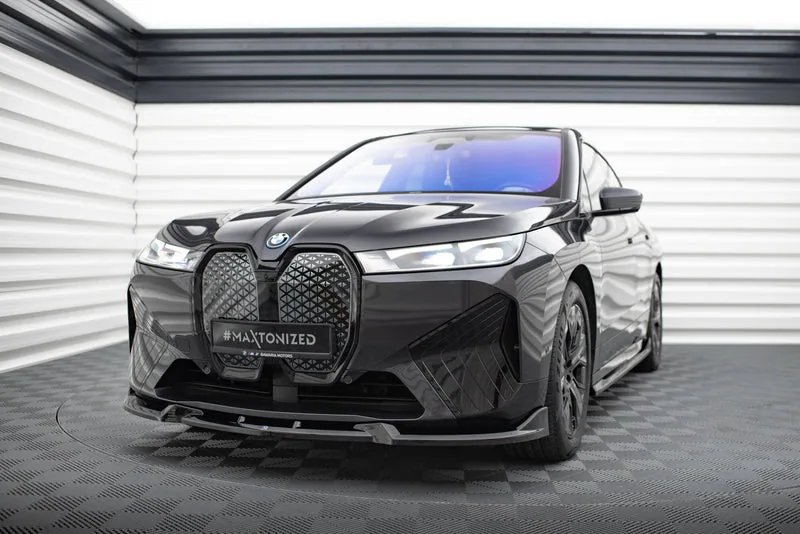 Передний сплиттер V.1 — BMW iX M-Pack i20 (2021–)