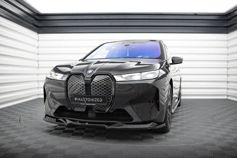 Передний сплиттер V.2 — BMW iX M-Pack i20 (2021–)