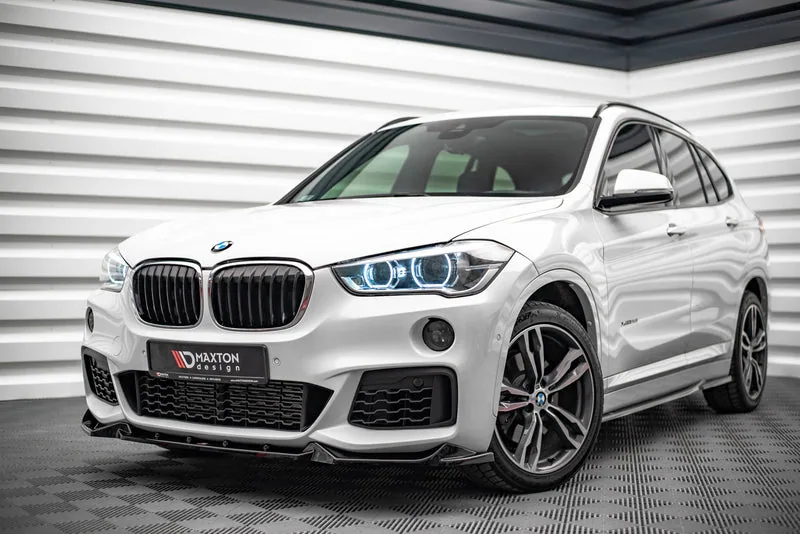 Передний сплиттер V.2 — BMW X1 M-Pack F48 (2015–2019)
