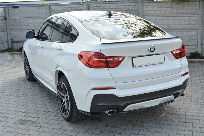 Rear splitter — BMW X4 M-PACK (without a vertical bar) (2014–2018)