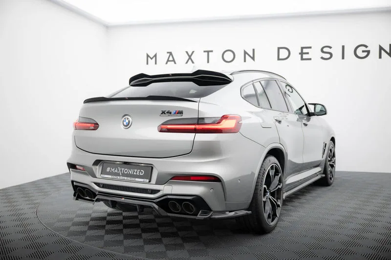 Rear splitter with vertical bars — BMW X4 M F98