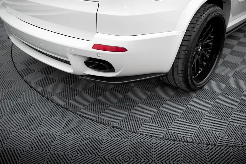 Rear side splitters — BMW X5 E70 Facelit M-pack (2010–2013)