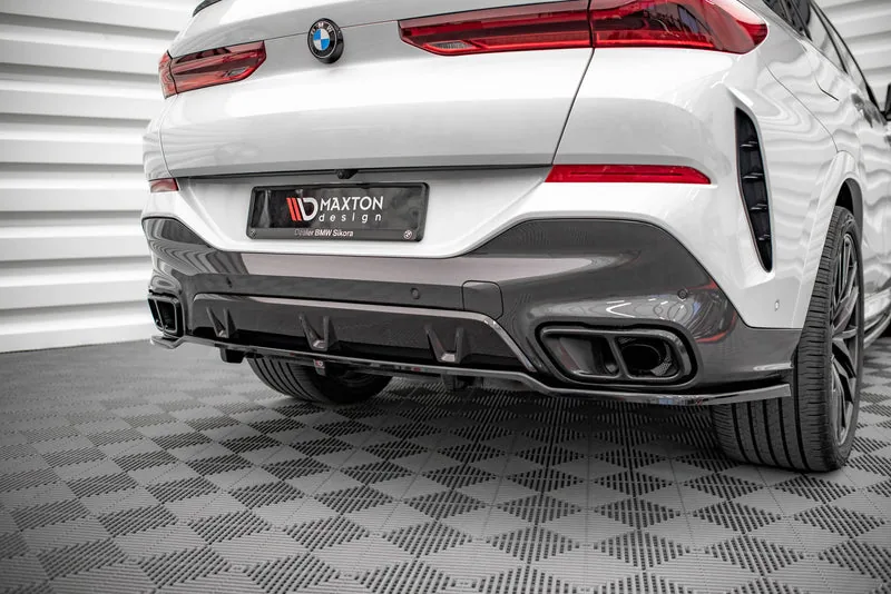 Tagasplitter V.1 püsttugedega — BMW X6 M-Pack G06 (2019–2023)