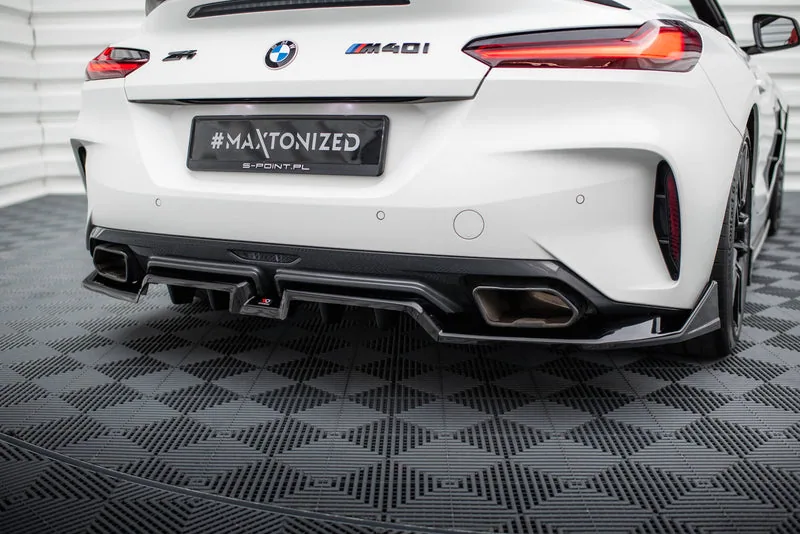 Задний сплиттер с вертикальными рёбрами — BMW Z4 M40i G29 (2018–)