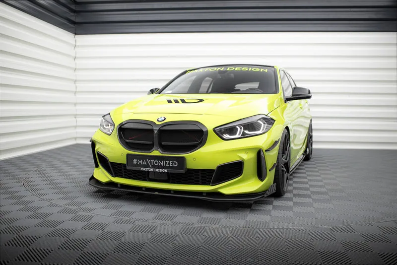 Esisplitter Street Pro + tiivakesed — BMW 1 M-Pack / M135i / 128ti F40 (2019–2024)