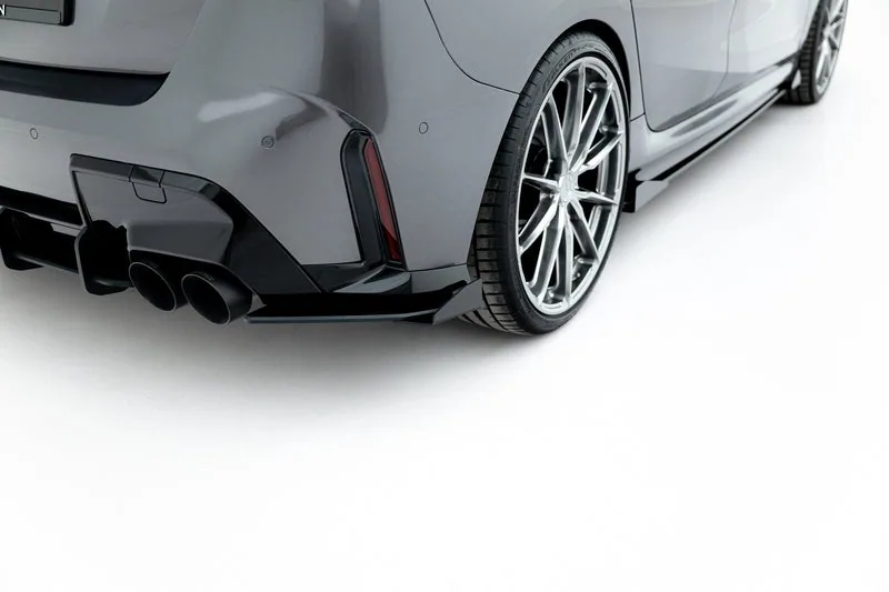 Задние боковые сплиттеры Street Pro V.1 + накладки — BMW M135i F70 (2024–)