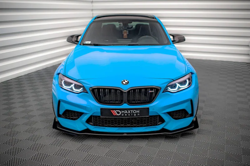 Front splitter Street Pro V.1 + flaps — BMW M2 Competition F87 (2016–2020)