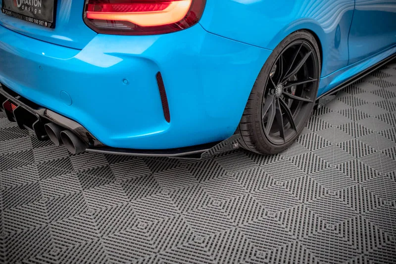 Tagumised küljesplitterid Street Pro + tiivakesed — BMW M2 F87 (2016–2020)
