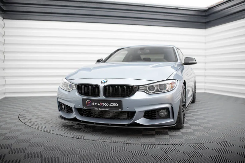 Esisplitter Street Pro — BMW 4 Coupe / Gran Coupe / Cabrio M-Pack F32 / F36 / F33 (2013–2020)