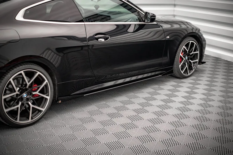 Side skirts Street Pro + flaps — BMW 4 M-Pack / M440i G22 / G23 / G22 Facelift / G23 Facelift (2020–2024)