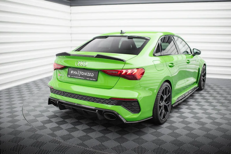 Rear side splitters Prepreg Carbon V.2 — Audi RS3 Sedan 8Y (2020–)