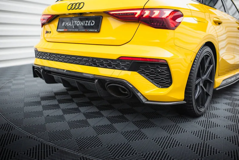 Rear side splitters Prepreg Carbon — Audi RS3 Sportback 8Y (2020–)