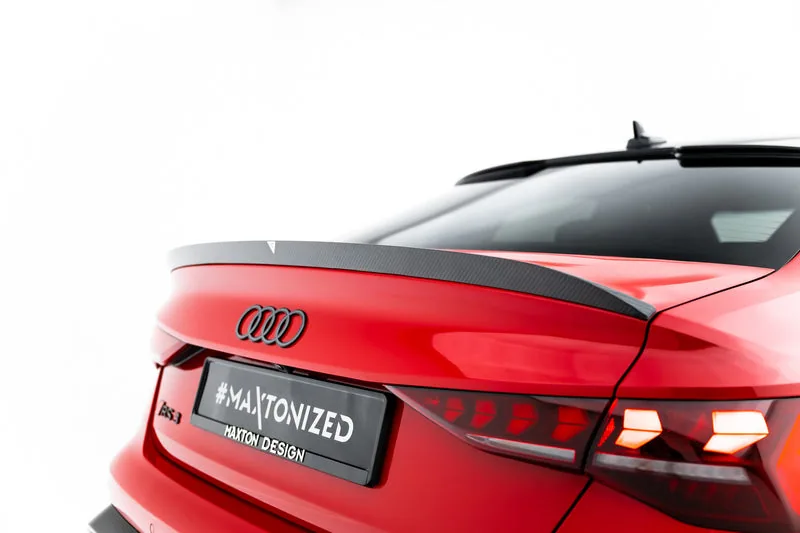 Spoiler cap Prepreg Carbon V.2 — Audi RS3 / S3 / A3 S-Line / A3 Sedan 8Y Facelift (2024–)
