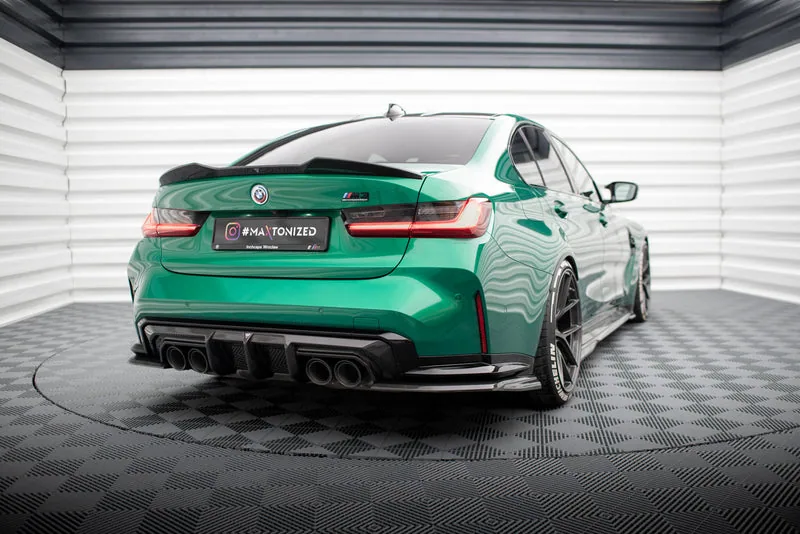 Rear side splitters Prepreg Carbon — BMW M3 Sedan / Touring G80 / G81 (2021–)
