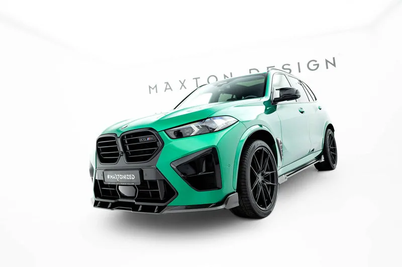 Передний сплиттер Prepreg Carbon — BMW X5 M F95 Facelift (2023–)
