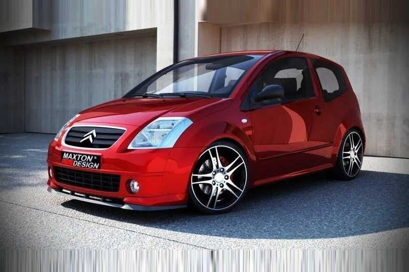 Передний сплиттер — Citroën C2 VTS