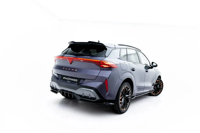 Rear splitter V.4 with vertical bars — Cupra Terramar Mk1 (Version with towbar) (2024–)