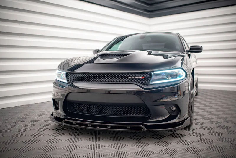 Передний сплиттер V.1 — Dodge Charger SRT Mk7 Facelift (2014–2023)