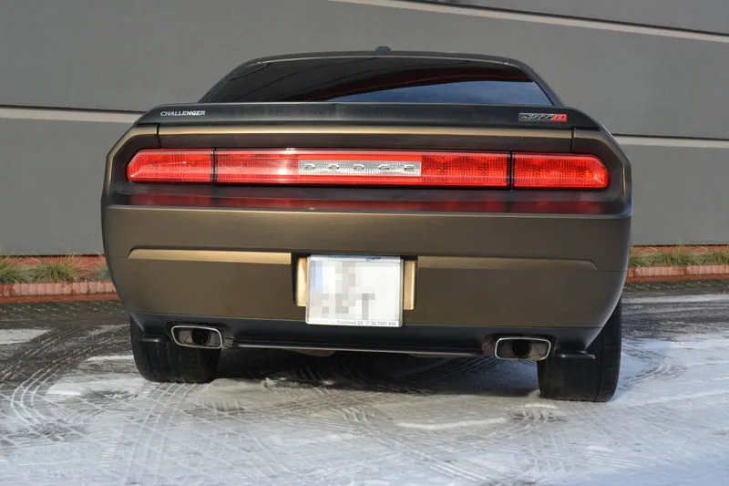 Rear splitter — Dodge Challenger Mk3. PHASE-I SRT8 Coupe (without vertical bars) (2008–2014)