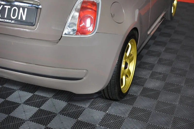 Задние боковые сплиттеры — Fiat 500