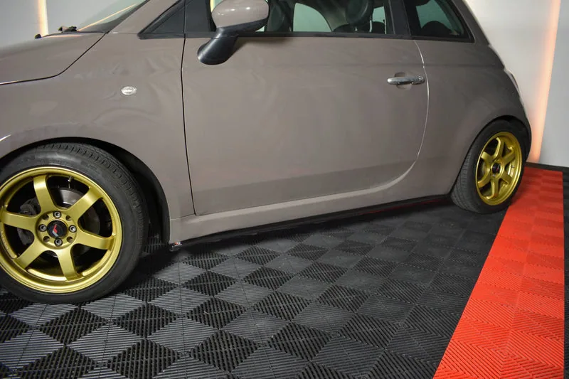Накладки на пороги — Fiat 500