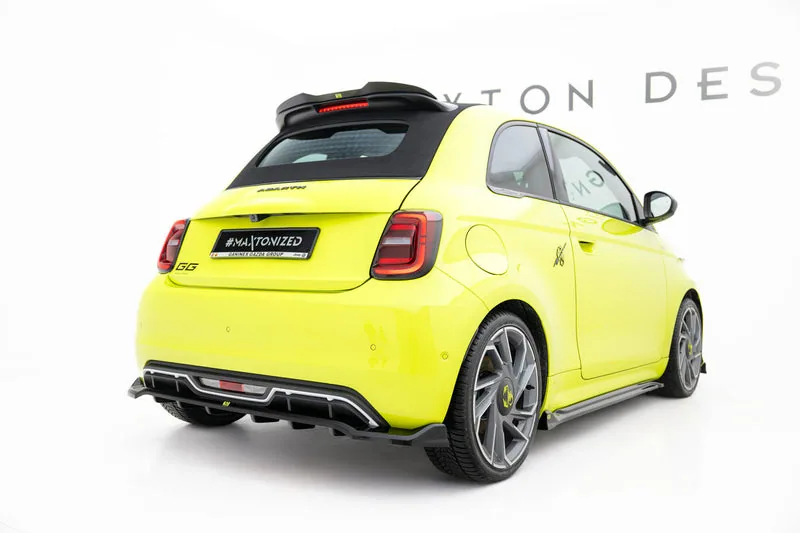 Задний сплиттер с вертикальными рёбрами — Abarth 500e