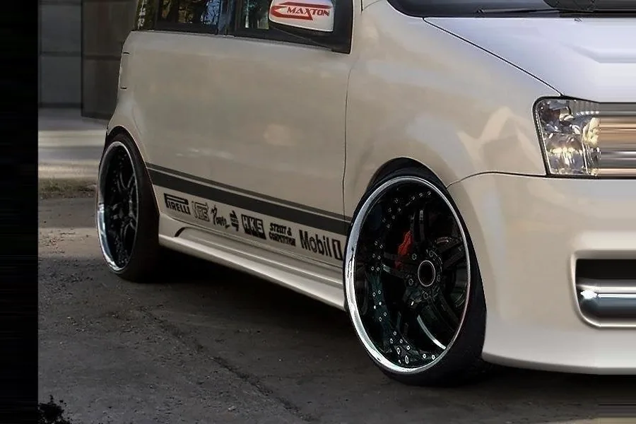 Side skirts — Fiat PANDA RACER