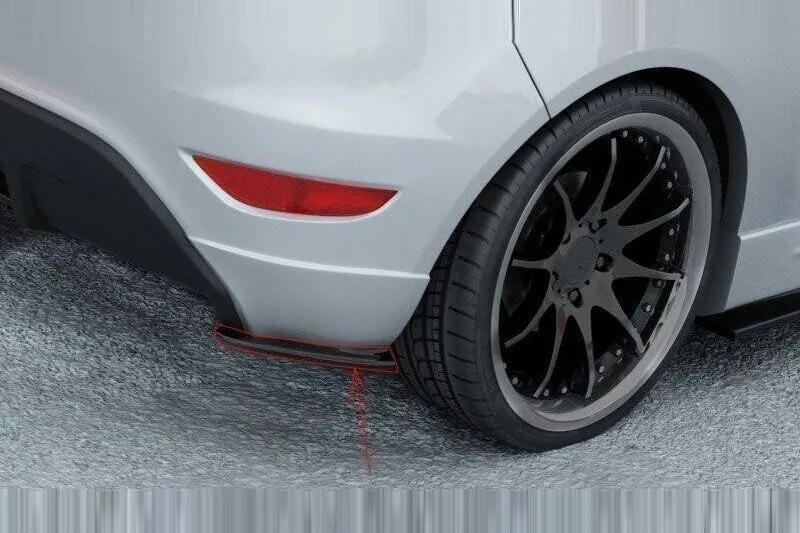 Rear side splitters — Ford FIESTA (2008–2012)