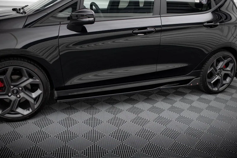 Side skirts V.2 + flaps — Ford Fiesta ST / ST-Line (2017–2021)