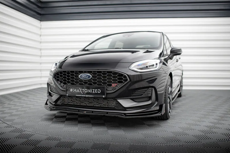 Esisplitter V.4 + tiivakesed — Ford Fiesta ST / ST-line Mk8 Facelift (2021–)