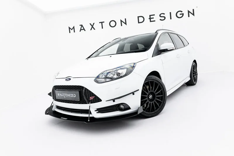 Передний сплиттер V.2 — Ford Focus ST Mk3 (2012–2014)